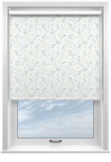 Laurel Leaves, Lemon - Roller Blind